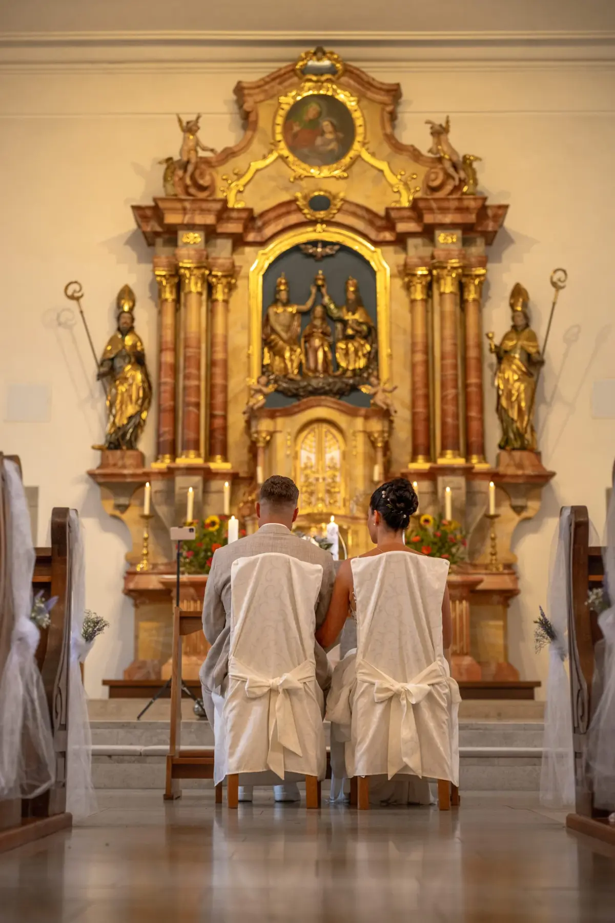 hochzeitsfotos kirchliche trauung vogt allgaeu